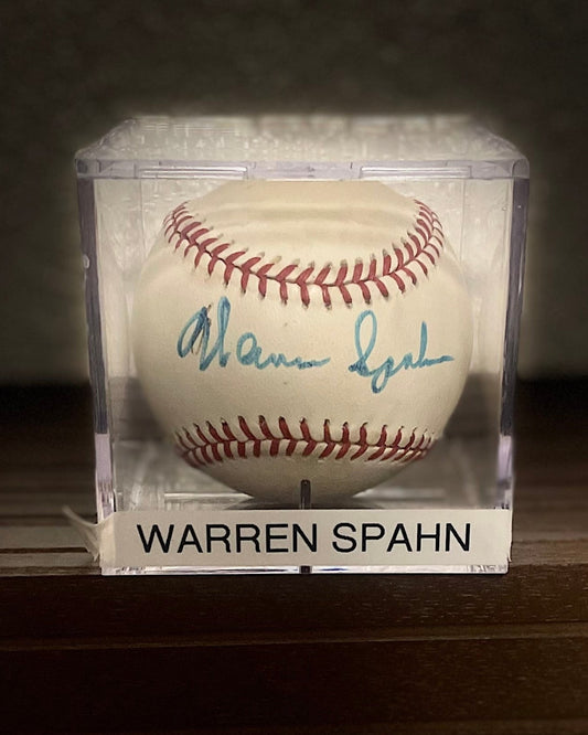 ⚾️ Warren Spahn Autographed Baseball – Hall of Fame Legend (COA) – $300